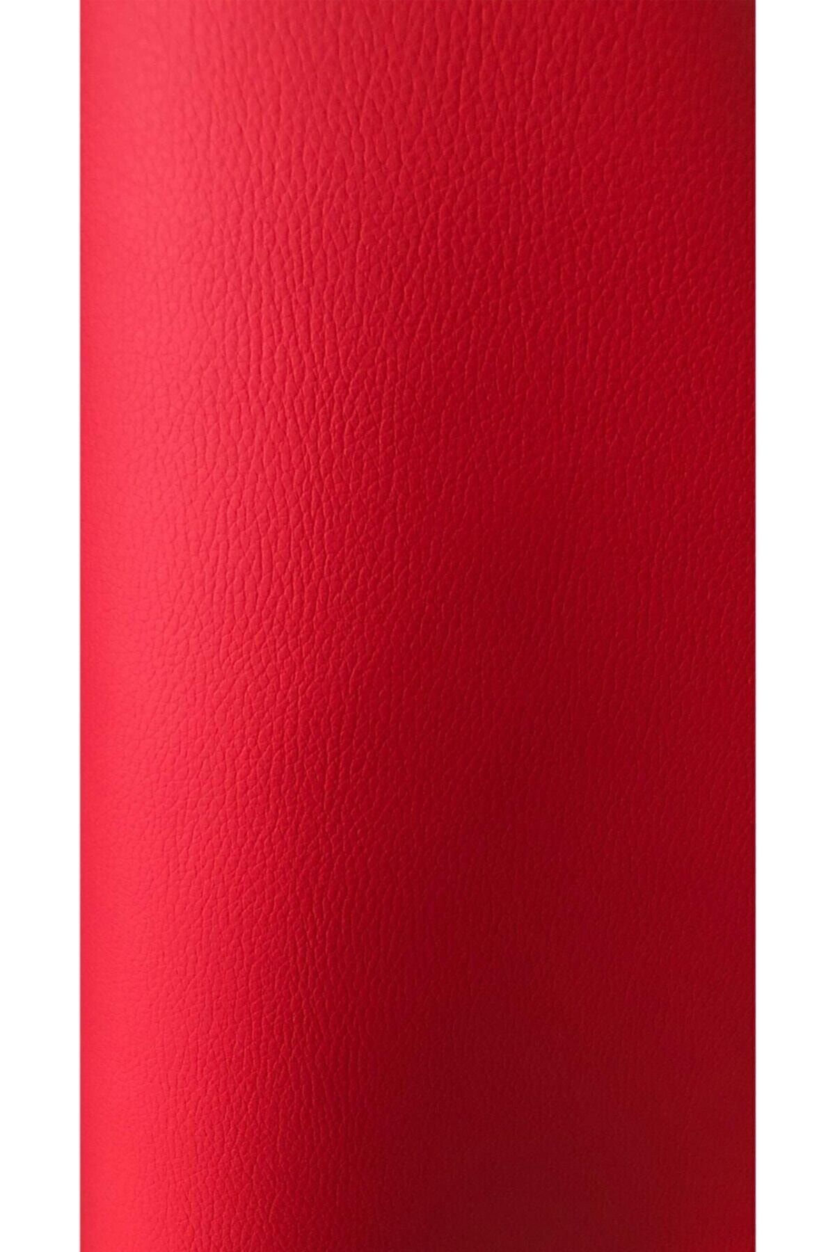 Yerli-Artificial Leather Red Meters Fabrics Ideal for Furniture and Auto Upholstery 1