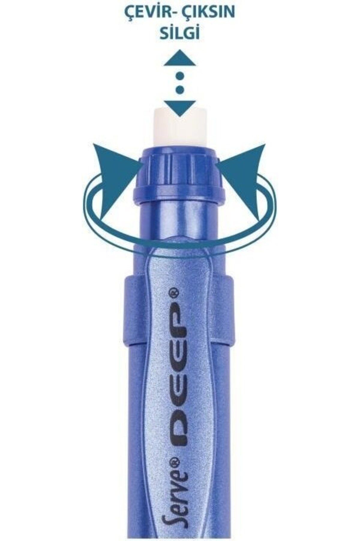 Serve-0.7 mm Metalic Crystal Violet Pen with Mechanical Tip 2
