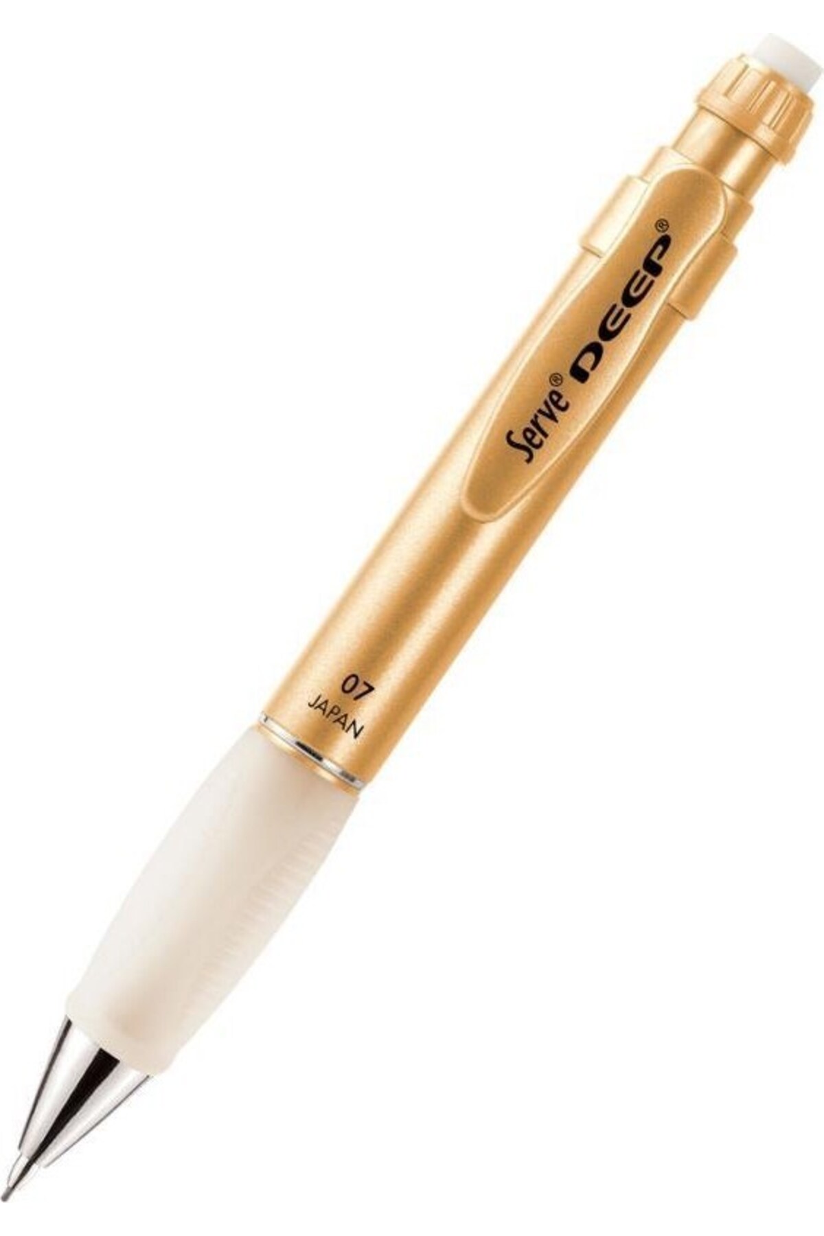 Serve Deep Mekanik Uçlu Kalem 0.7 mm Metalik Asil Altın - Fiyatı