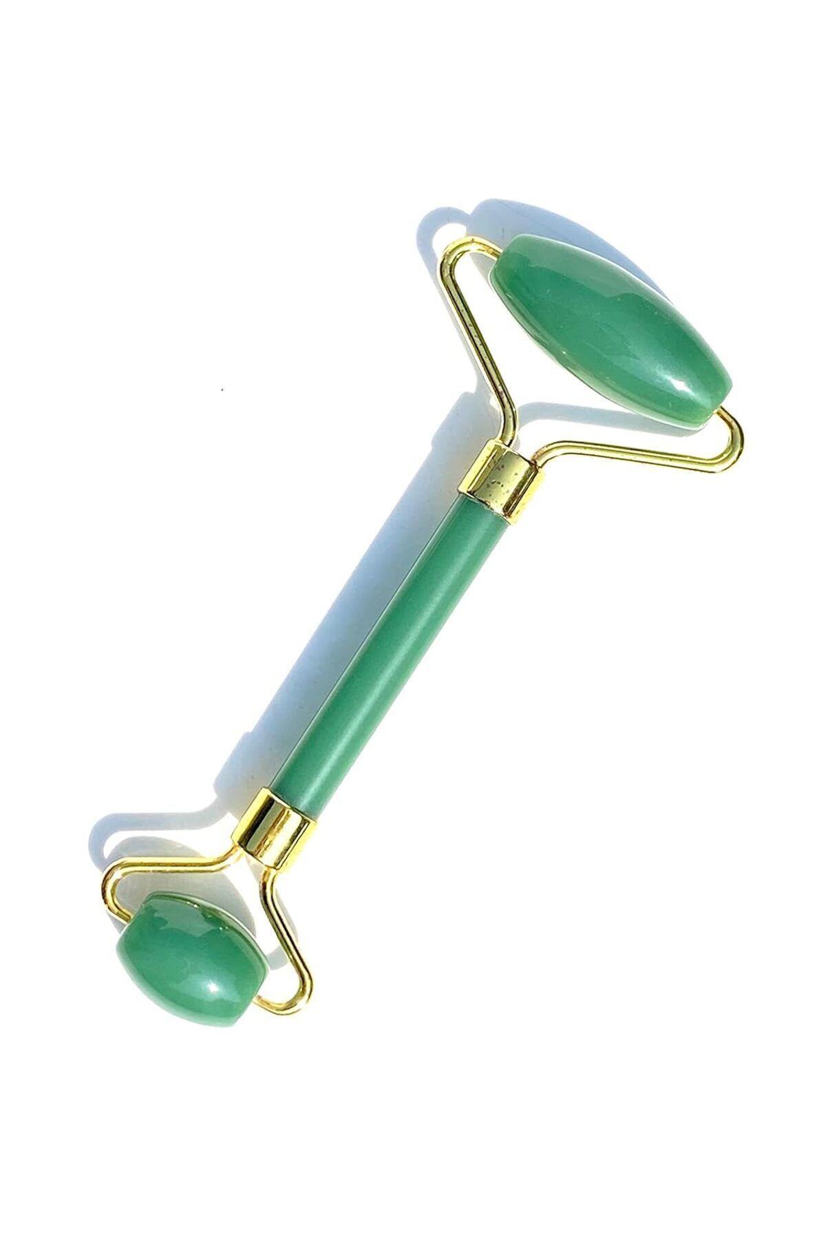 ماساژور صورت غلتکی سنگ Aventurine برای زیبایی طبیعی 