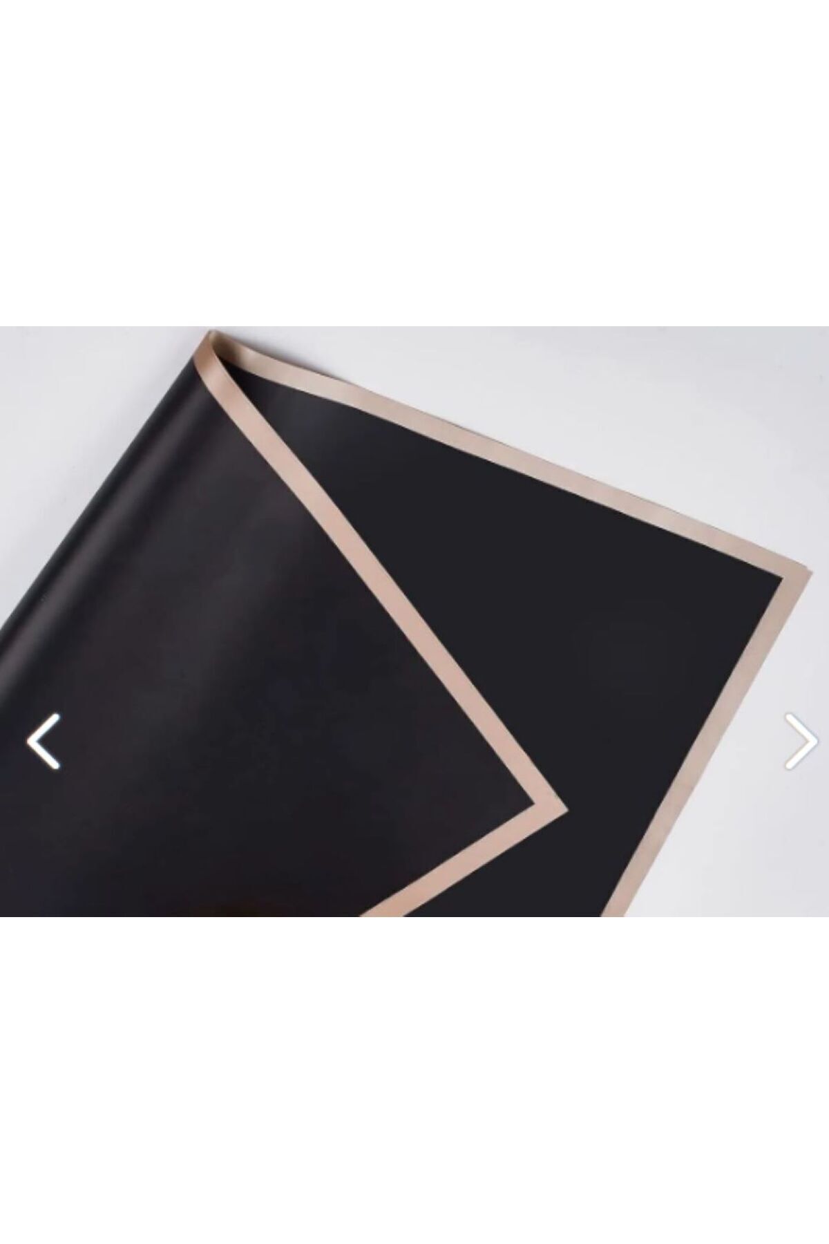 serap çiçekçilik 5 Adet Siyah Gold Çizgili Paketleme Ambalajı Çiçek Paketleme