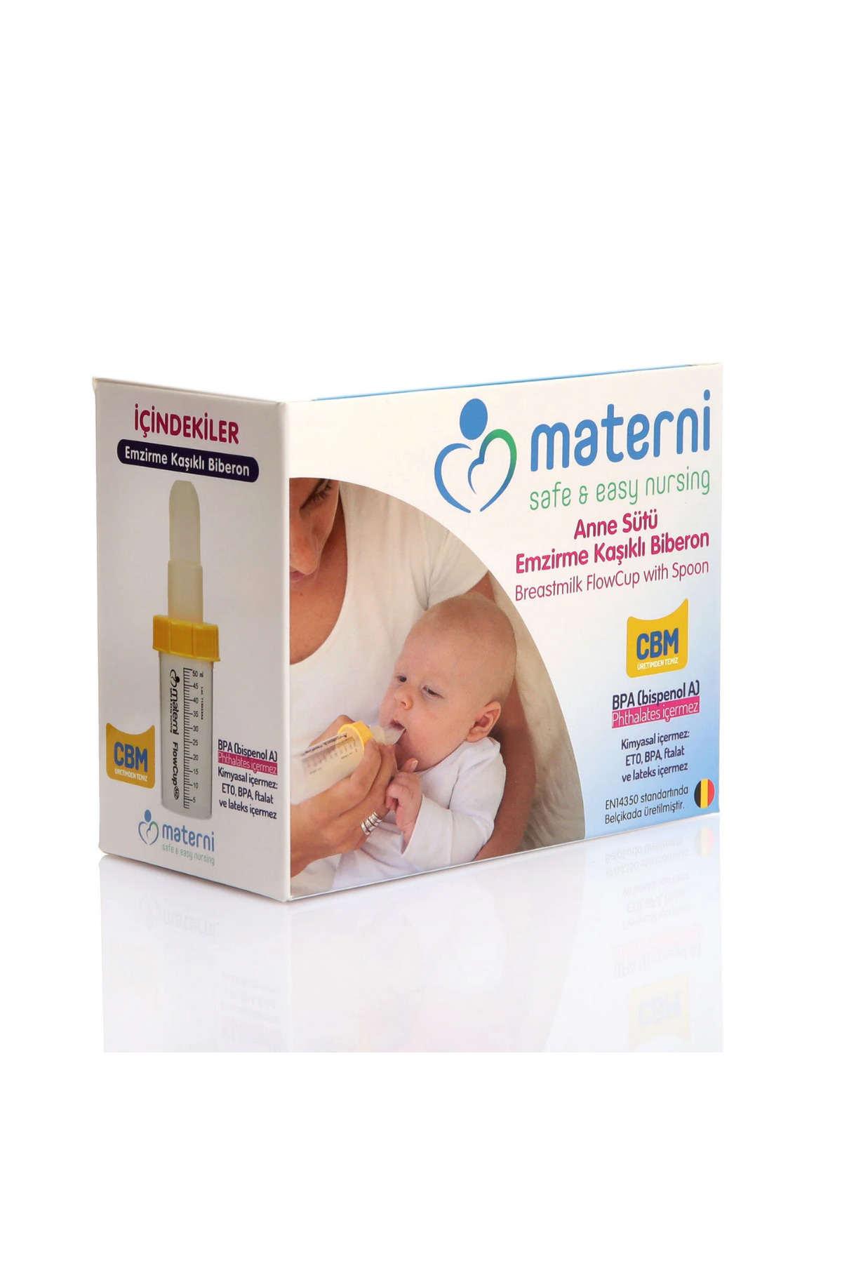 ebebek Baby Mom Materni FlowCup Aç Kullan Anne Sütü Emzirme Kaşığı- Kaşıklı Biberon fotoğrafı 6 (önizleme)