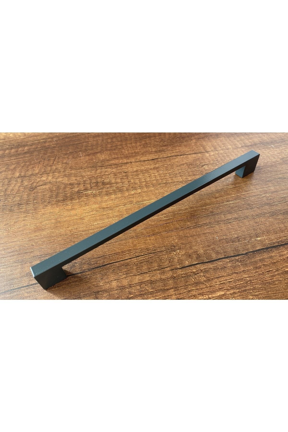 TRS MOBAKS Trs Alüminyum Köprü Kulp 224 Mm Lüks Modern Mutfak Dolap Çekmece Vestiyer Kulp Antrasit Gri