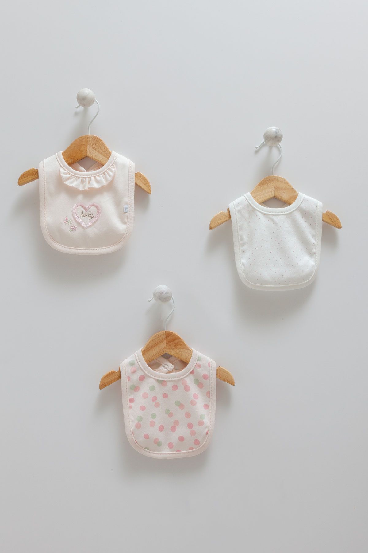 Caramell Symphony 3'lü Mama Önlüğü Somon Renk