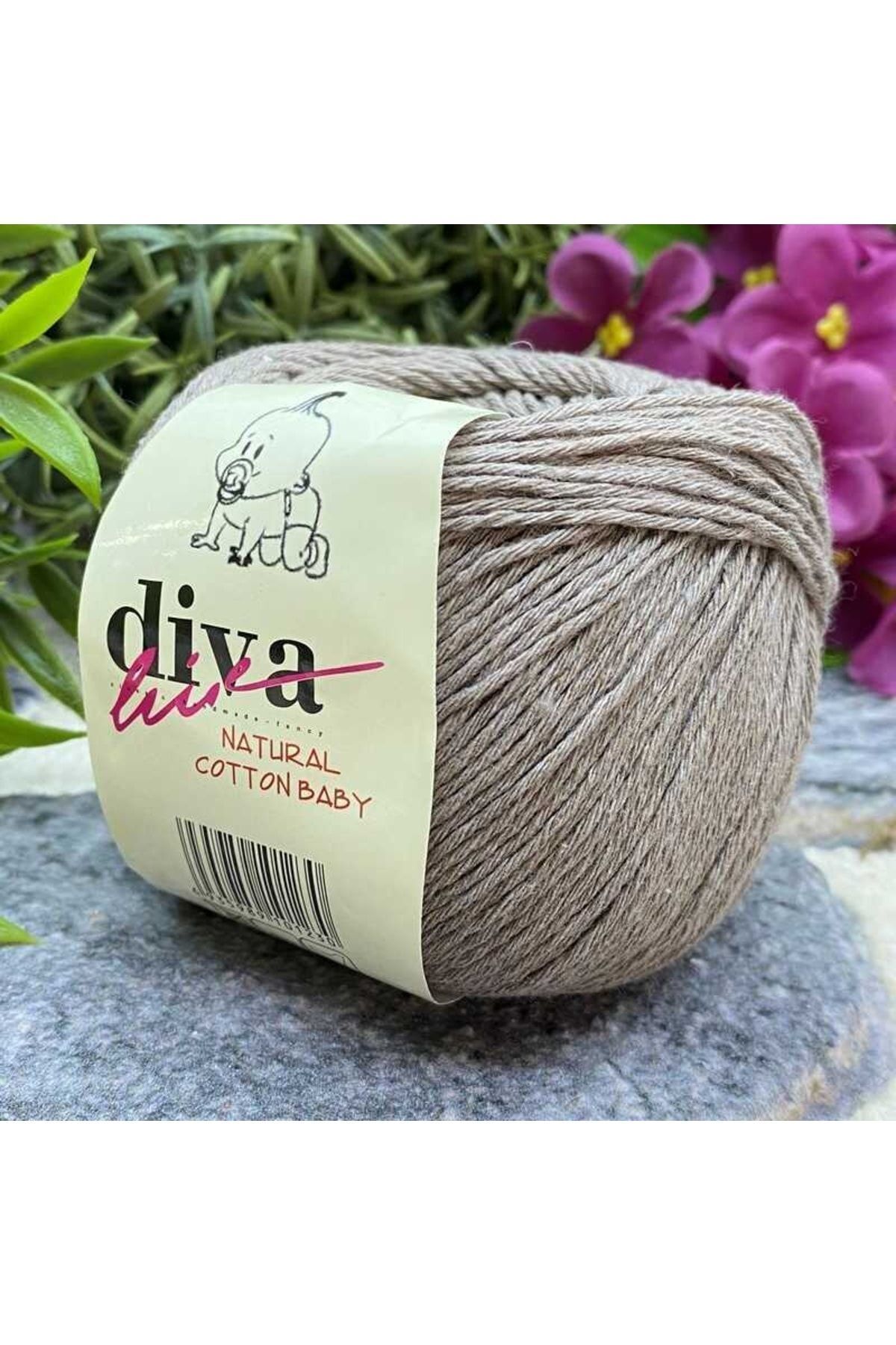 Premium Amigurumi Ipi Punch (PANÇ) Bebe Soft Cotton 50 gr Örgü Pamuk Ip - Vizon