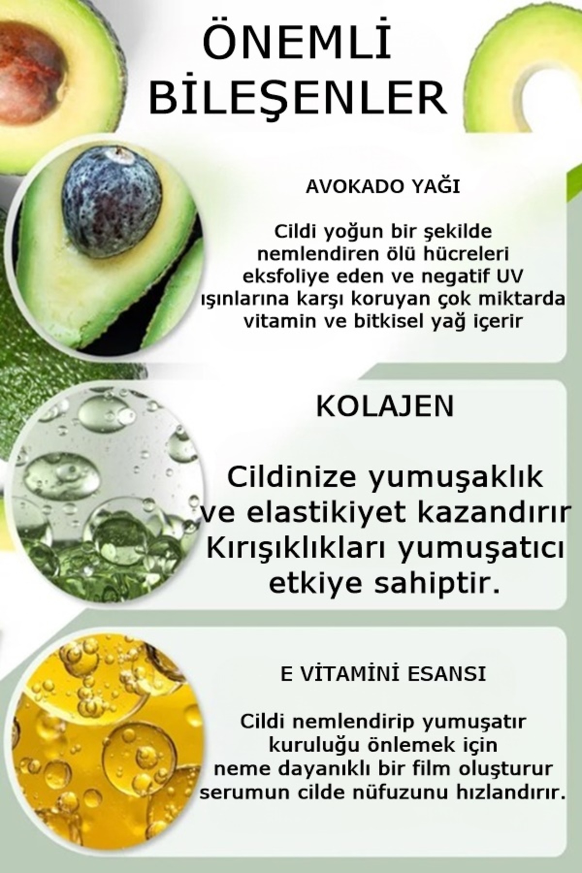 Tokyo Avokado Yağlı ve Kolajen İçerikli Nemlendirici Cilt Serum 20 Kapsül — DHCR6451 — تصویر 4 از 8