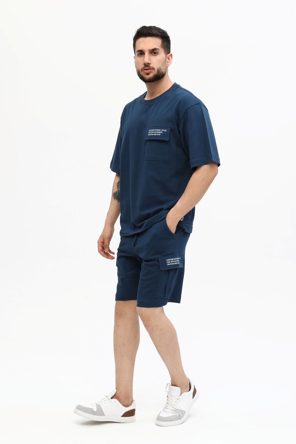 Owut Collection-Set de pantaloni scurți oversize cu imprimeu pentru bărbați 3