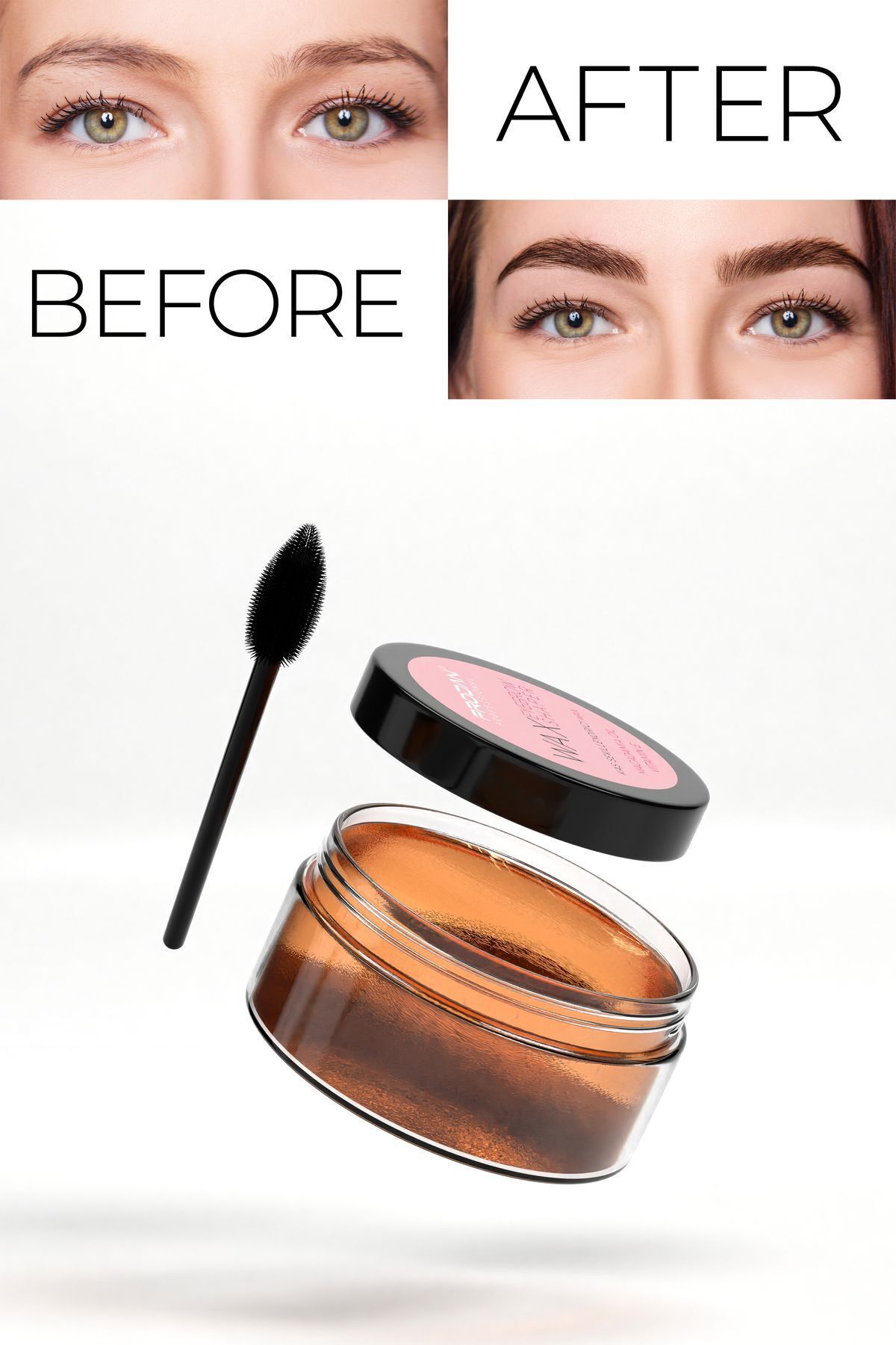 تثبیت کننده ابرو  قهوه ای Prodan | dpkş-wax27 اورجینال - تصویر 2