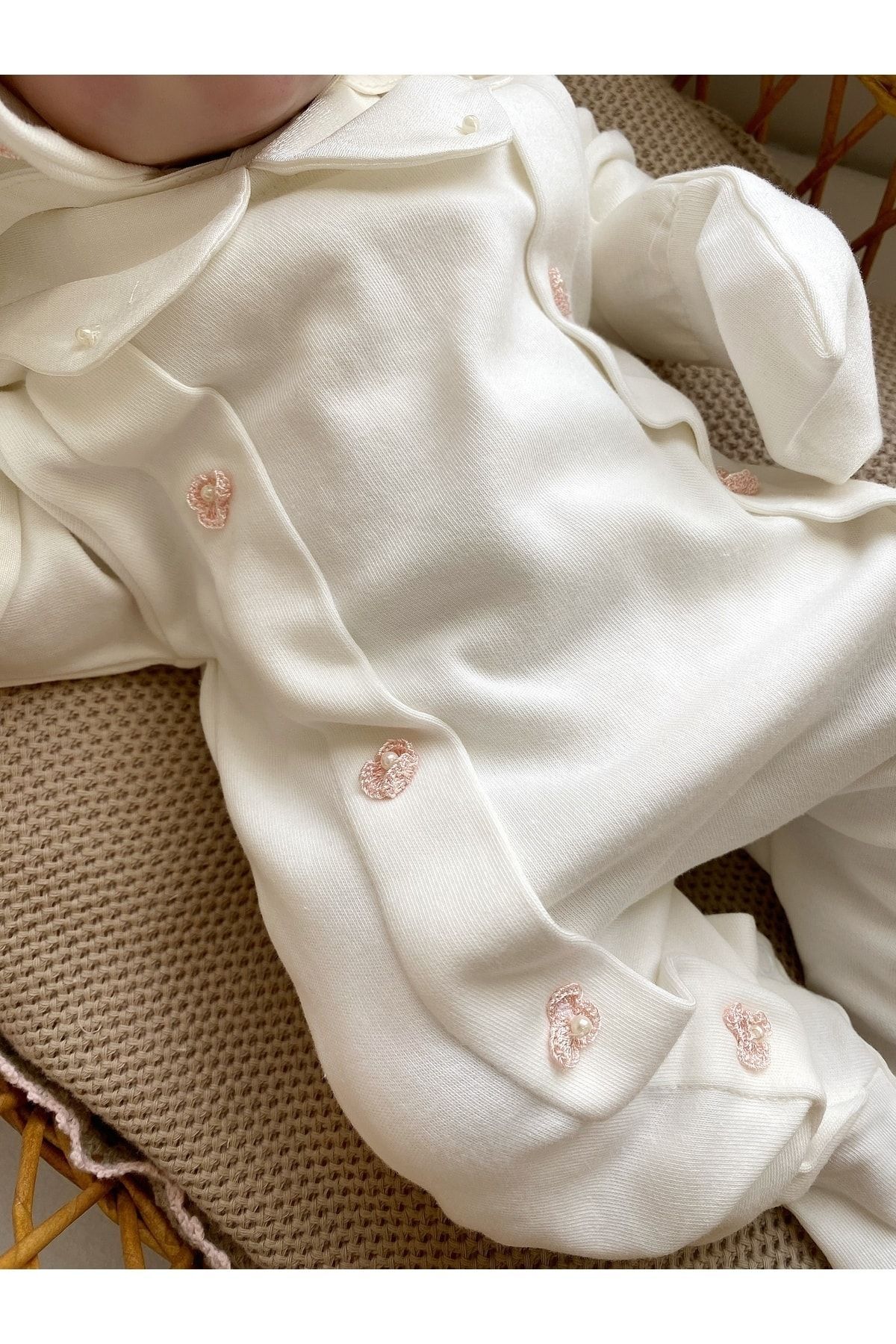 ست نوزادی دخترانه اکرو Mama Miel Baby | MMBPINC27010003 اورجینال - تصویر 4
