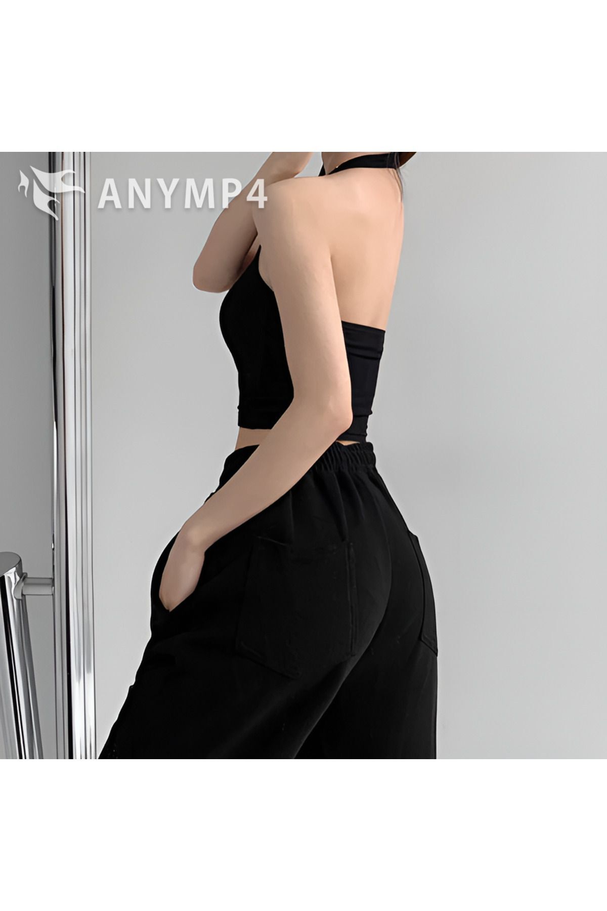 Kadın Çapraz Kolsuz 2 Lİ Adet Fitilli Crop Basıc Atlet Bluz