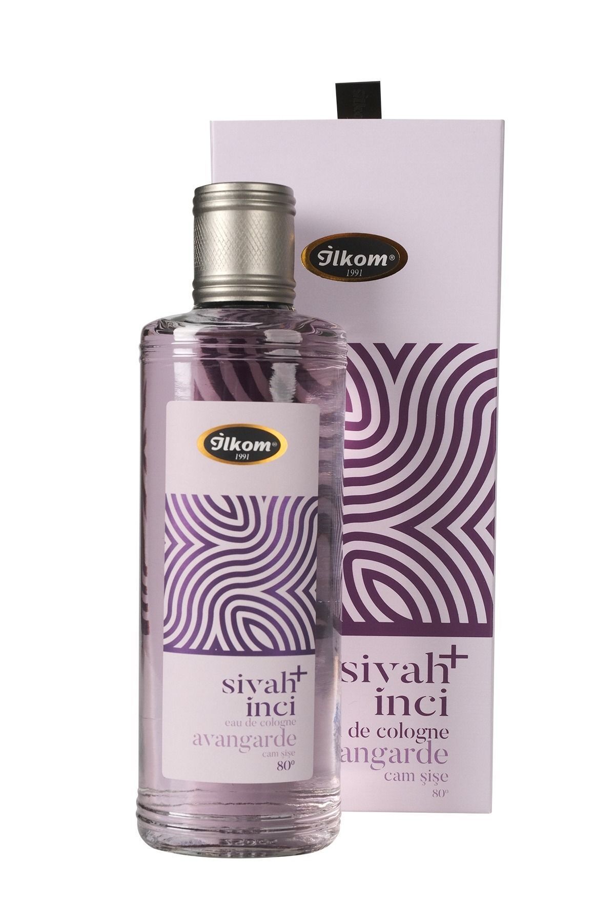 Ilkom Premium Boxed Glass Bottle Cologne Black Inci İlkom