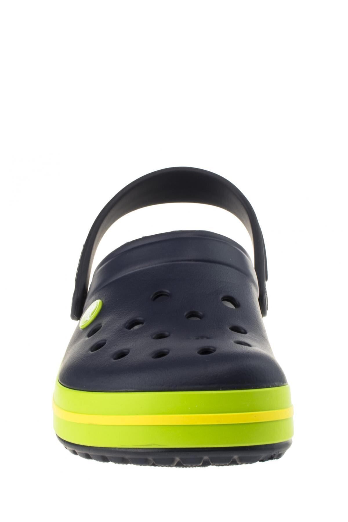 Crocs navy volt green best sale