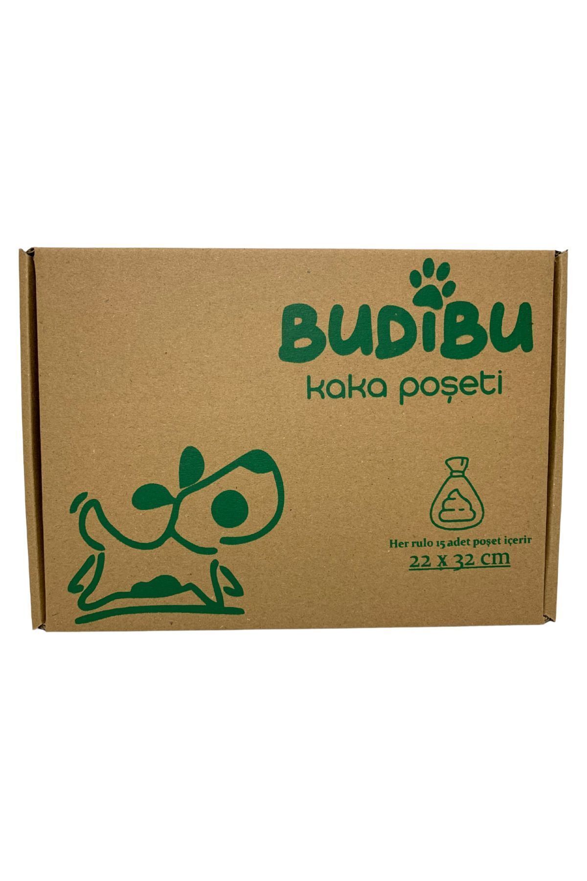 BUDİBU-Red Capsule - 12 Rolls (180 Bags) Cat Dog Poop Bag, Pet Excrement Bag 3