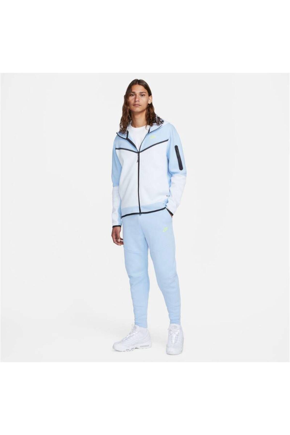 Nike tech fleece bleu clearance