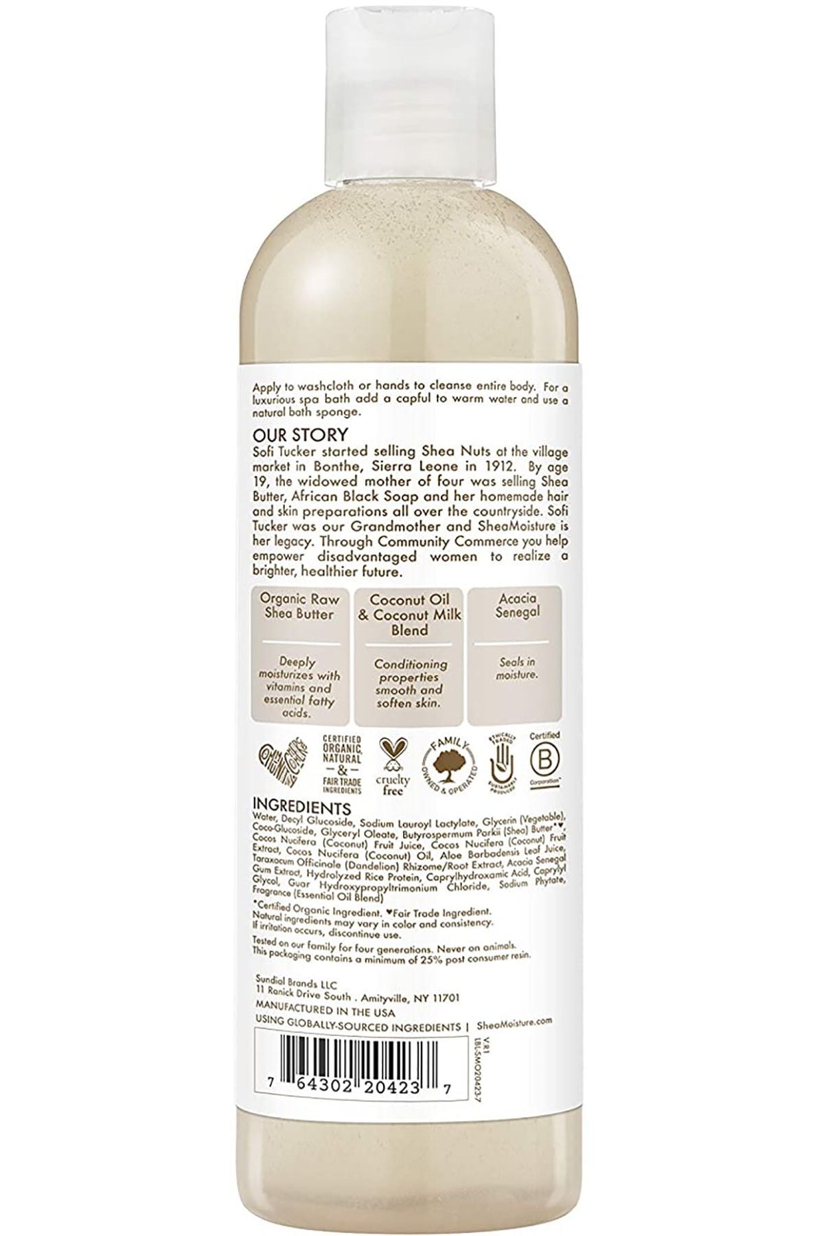 ژل و کرم دوش زنانه – مردانه  Shea Moisture | 7.64302E+11 اورجینال - تصویر 3