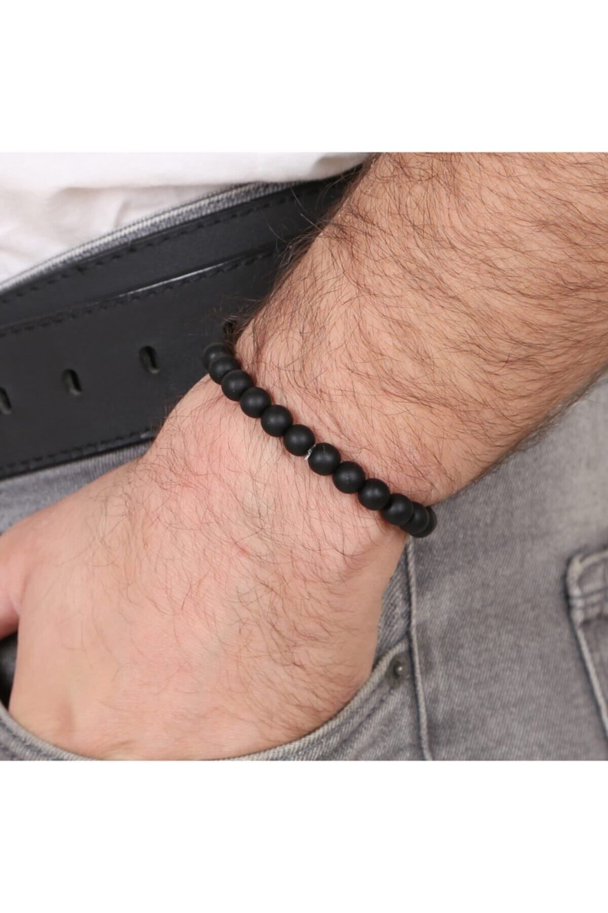 Sertifikalı Doğal Taş Onix(ONİKS) Unisex Bileklik | Hediyelik Doğal Taş | Hediyelik Doğaltaş 2