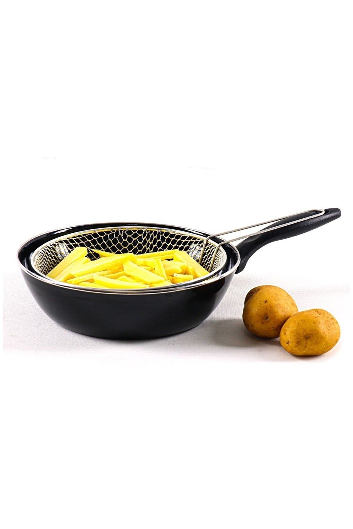 Telli Kızartma Wok Tavası 26cm