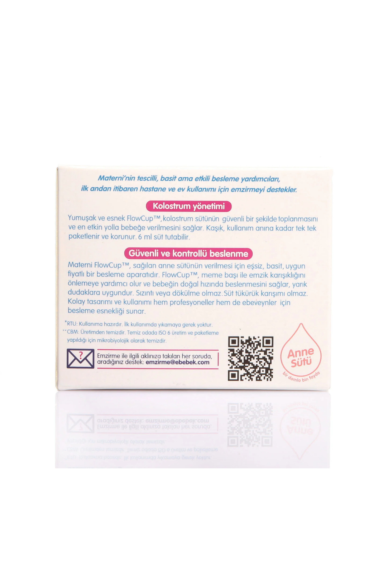 ebebek Baby Mom Materni FlowCup Aç Kullan Anne Sütü Emzirme Kaşığı- Kaşıklı Biberon fotoğrafı 7 (önizleme)