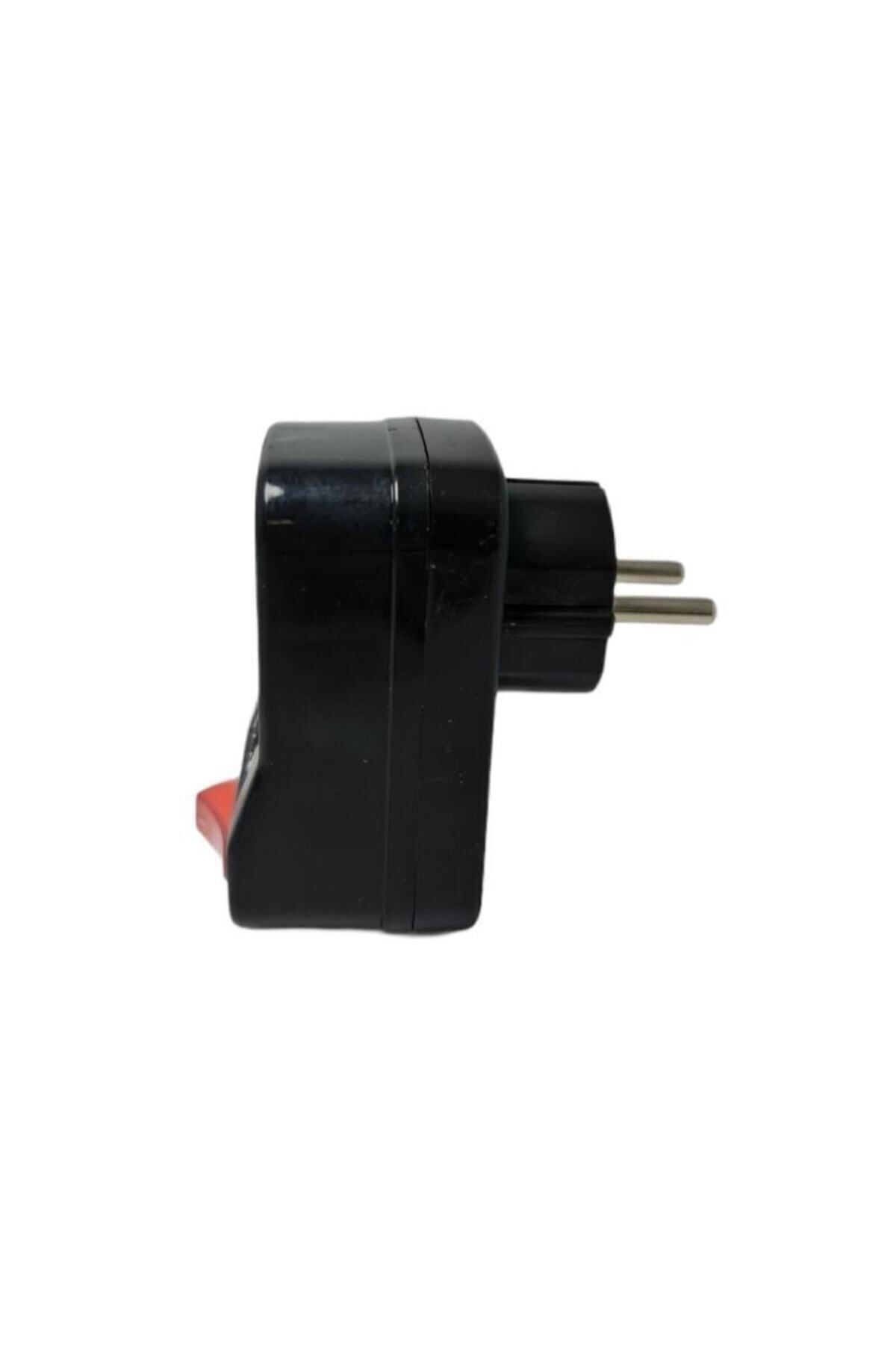 Mikasso-Current Protected Socket Single Black Switched 3500w UFO - Electric Socket 5