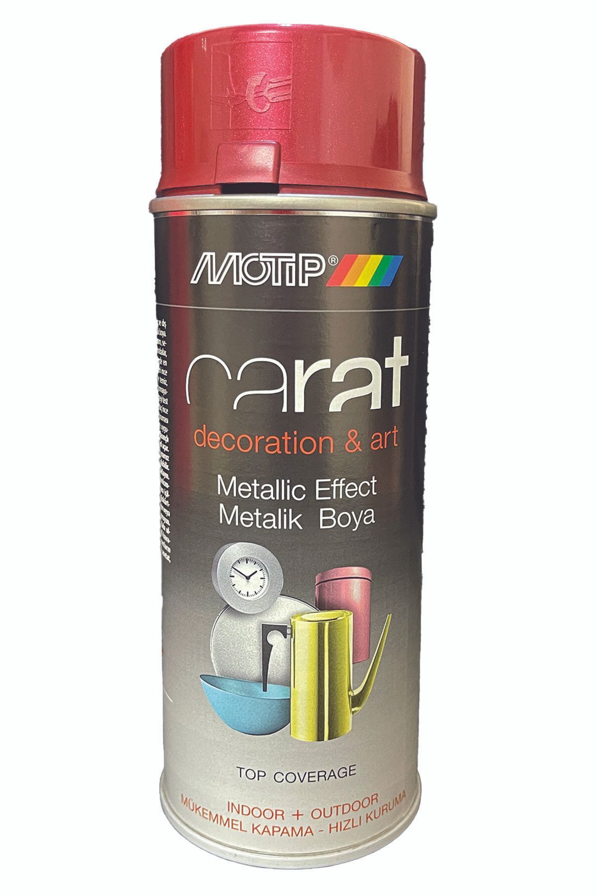 Motip Metalik Kırmızı Sprey Boya 400 ml