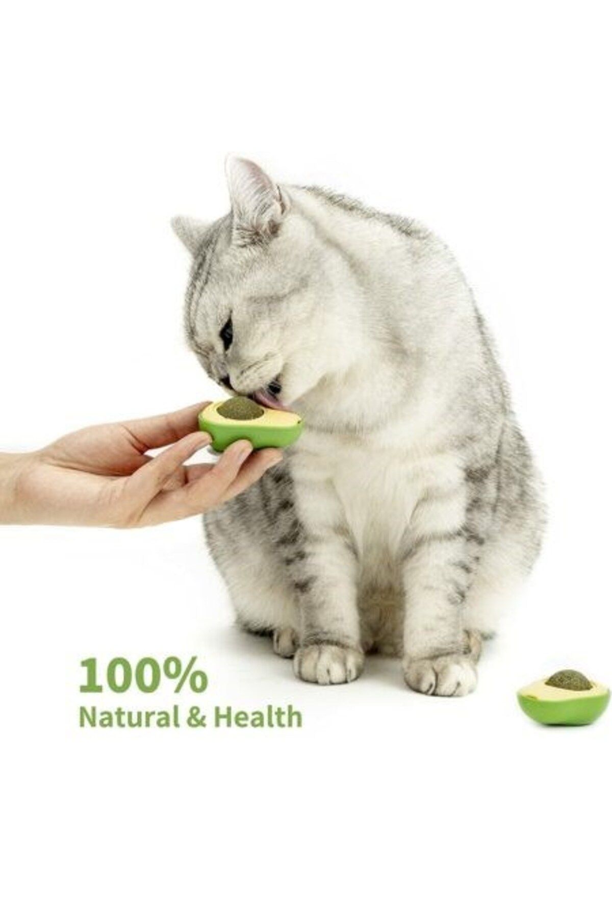 Petfolk-Avocado Catnip 360 Degree Rotating Catnip - Adhesive Toy 2