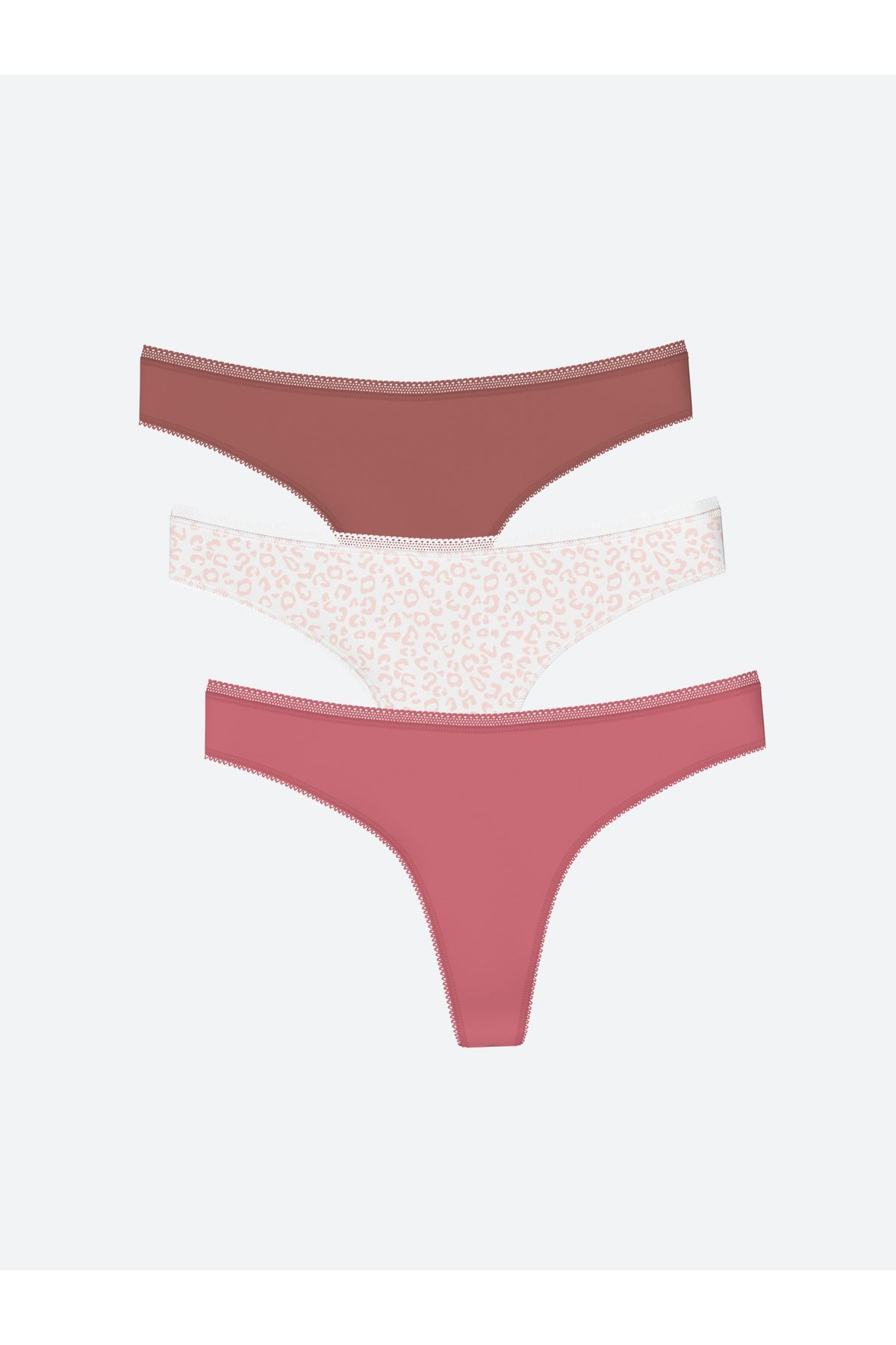 LC Waikiki-Pachet de 3 chiloți tanga cu model 1