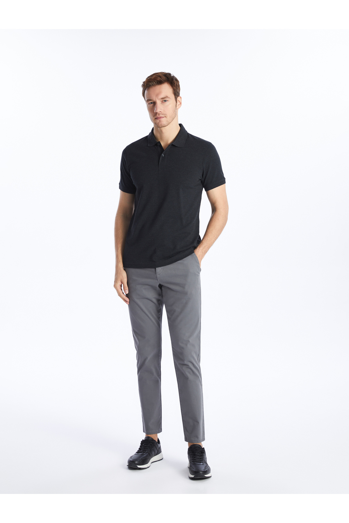 تیشرت مردانه خاکستری ال سی وایکیکی | S41101Z8 اورجینال - تصویر 3