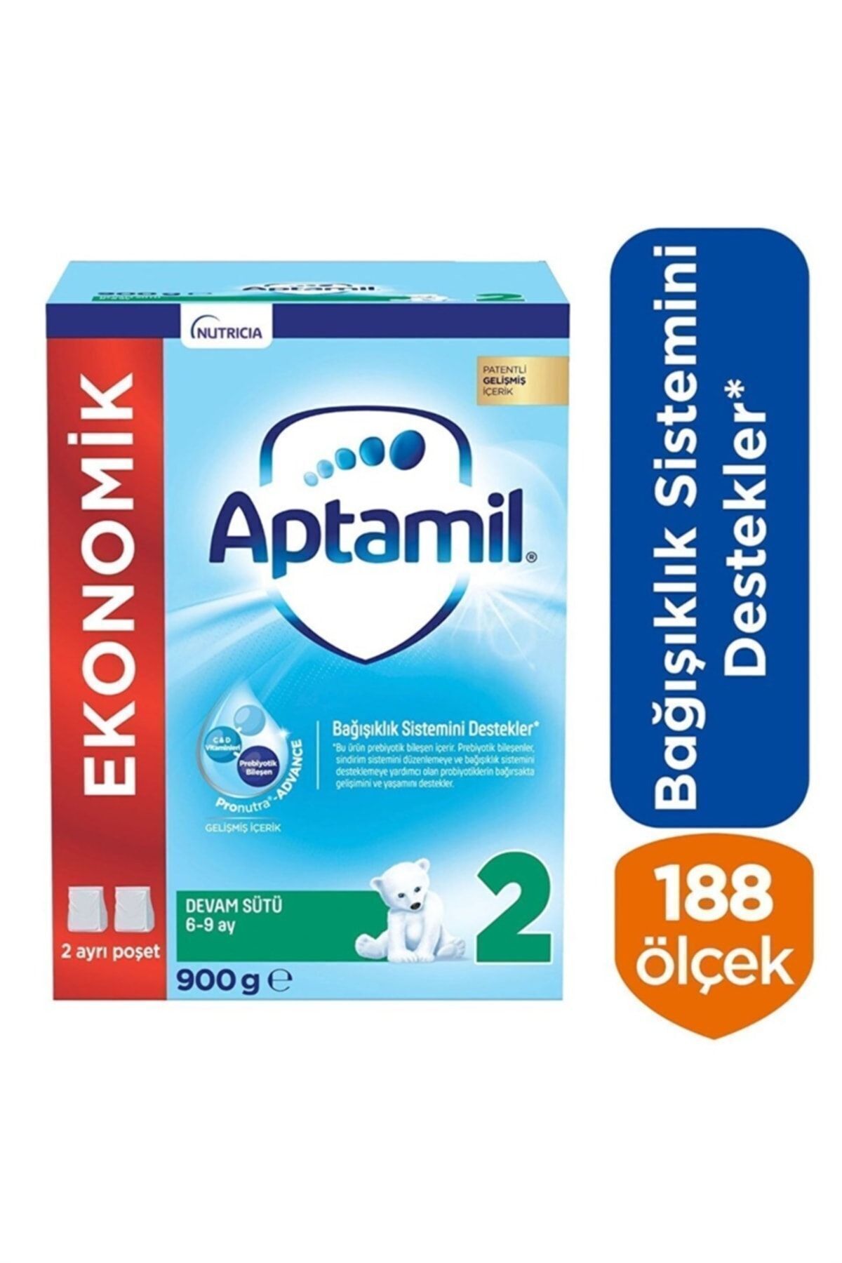 Nutrican Aptamil 2 900 gr 6-9 Ay fotoğrafı 2 (önizleme)