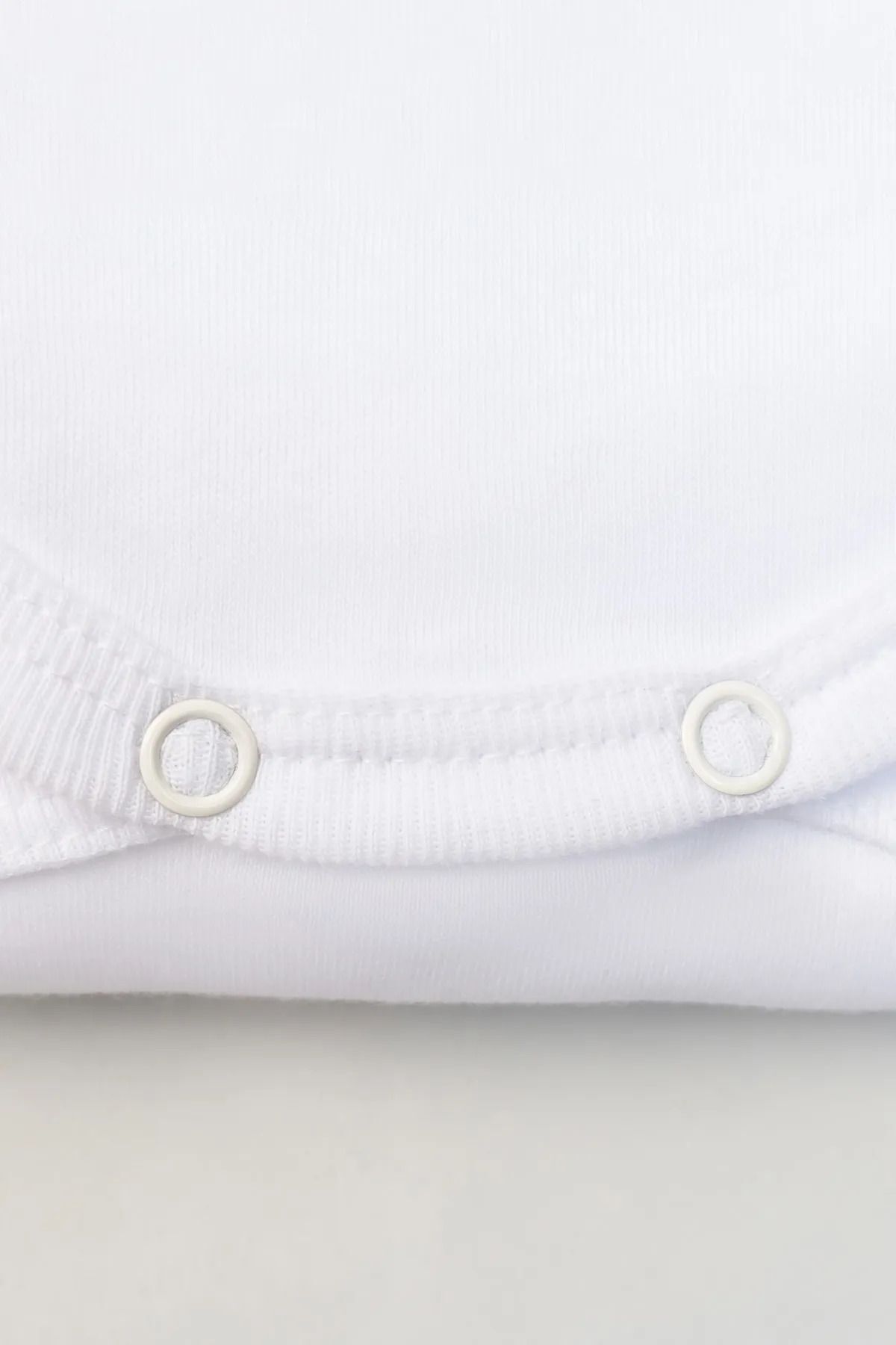 بادی نوزادی پسرانه – دخترانه سفید Naive Baby | NVB2BZ28KHHS اورجینال - تصویر 2