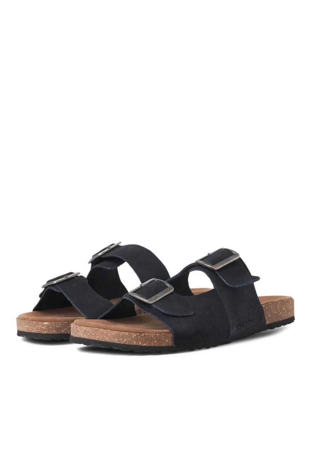 صندل ورزشی آبی مردانه Jack Jones جک و جونز دو باند مردانهه آریزونا نیروی دریایی Jack & Jones