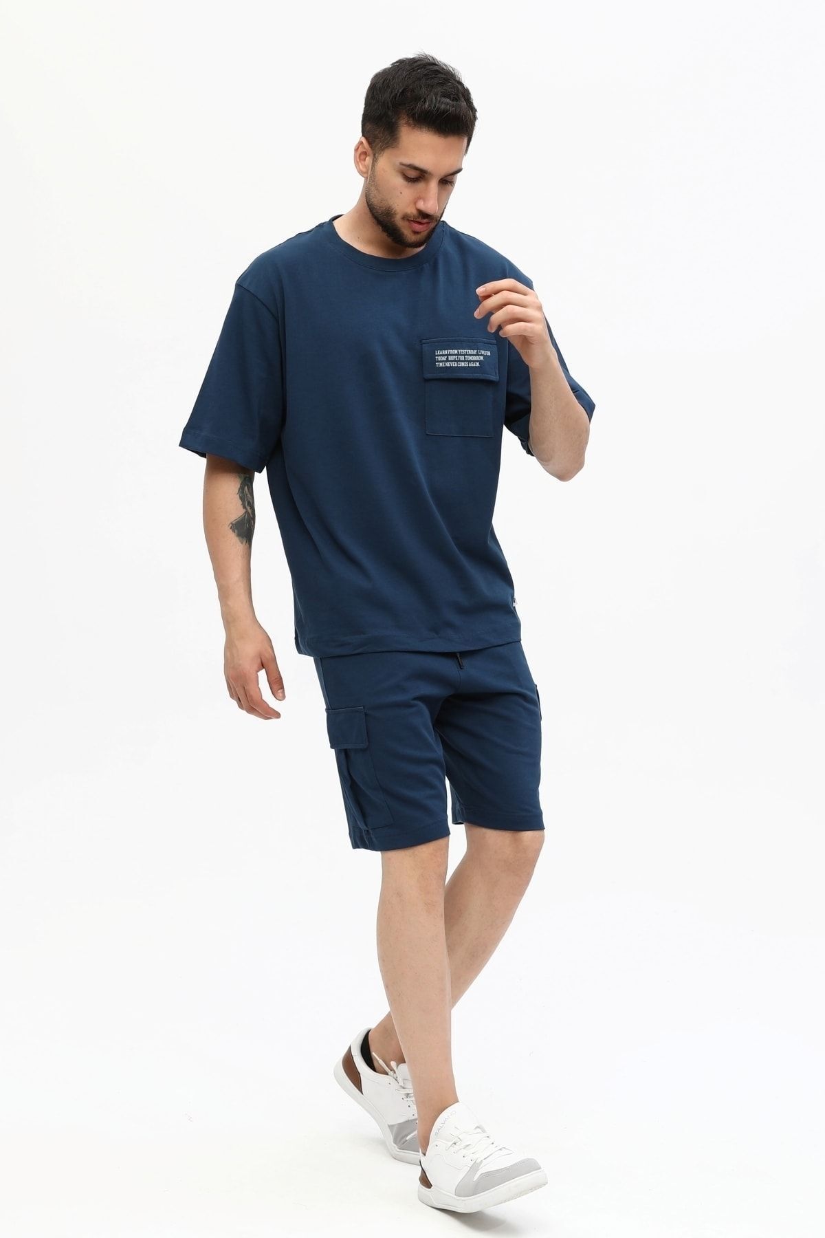 Owut Collection-Set de pantaloni scurți oversize cu imprimeu pentru bărbați 5