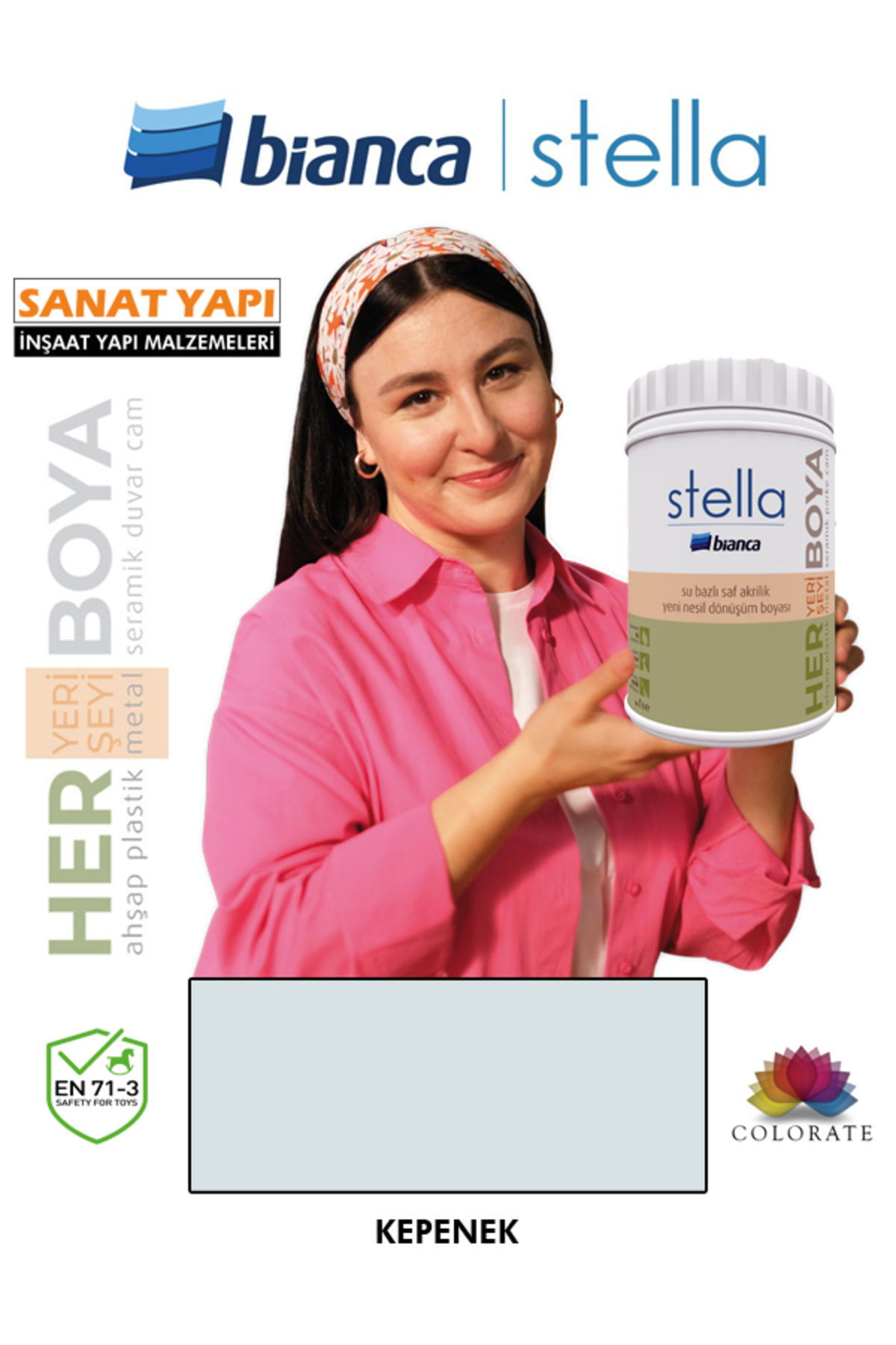 Stella Water Based Acrylic Paint Colorful