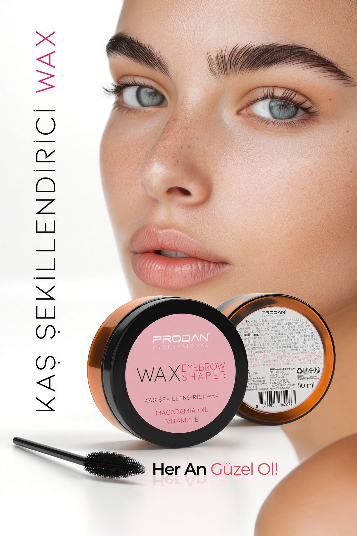 Prodan Kaş Sabitleyici | Şekillendirici | Kaş Wax 50ml