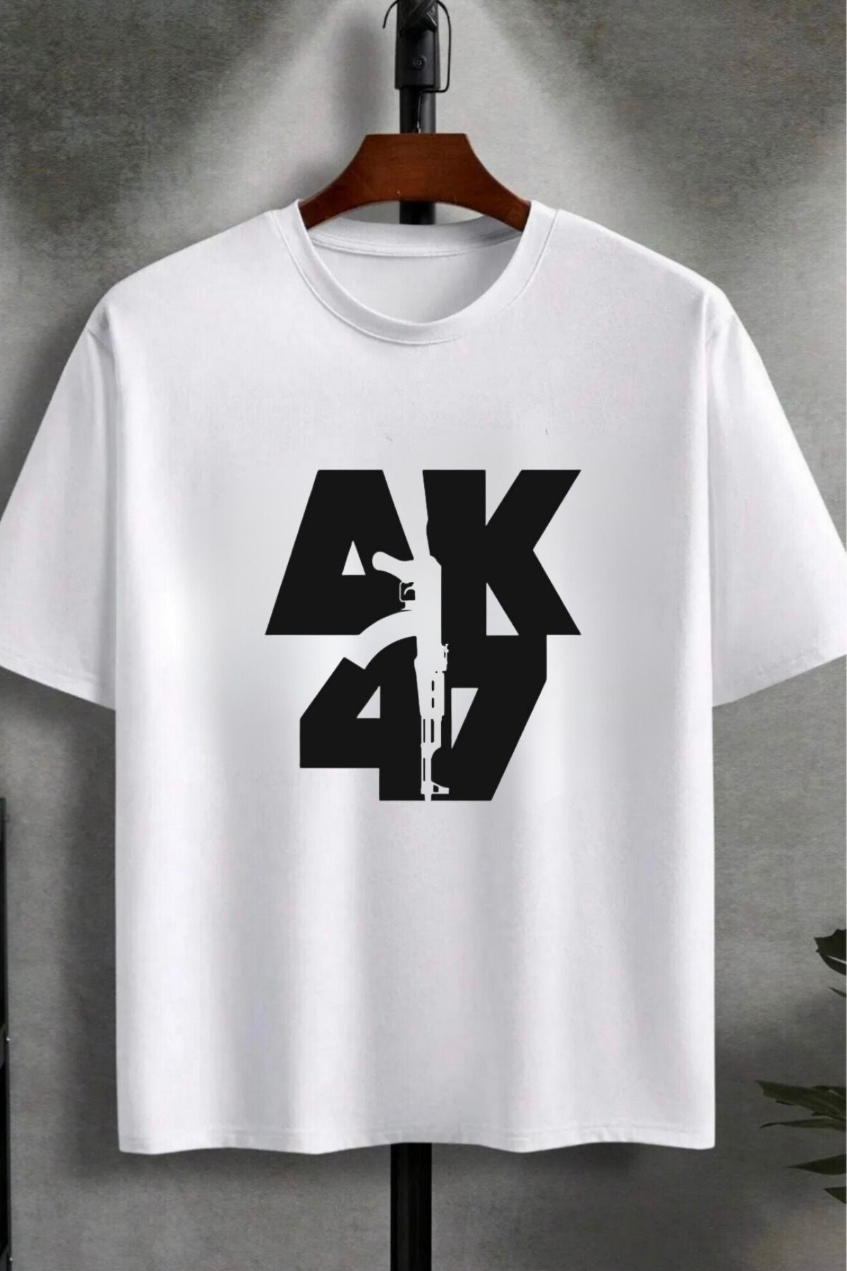 aynewmoda-Ak 4k Printed T-Shirt Set - Top and Bottom Set 1