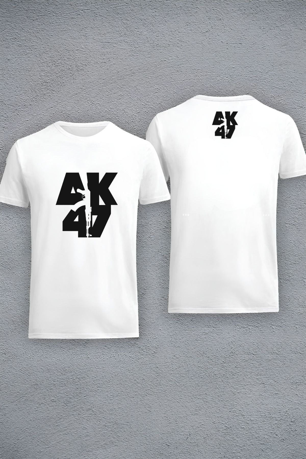 aynewmoda-Ak 4k Printed T-Shirt Set - Top and Bottom Set 3