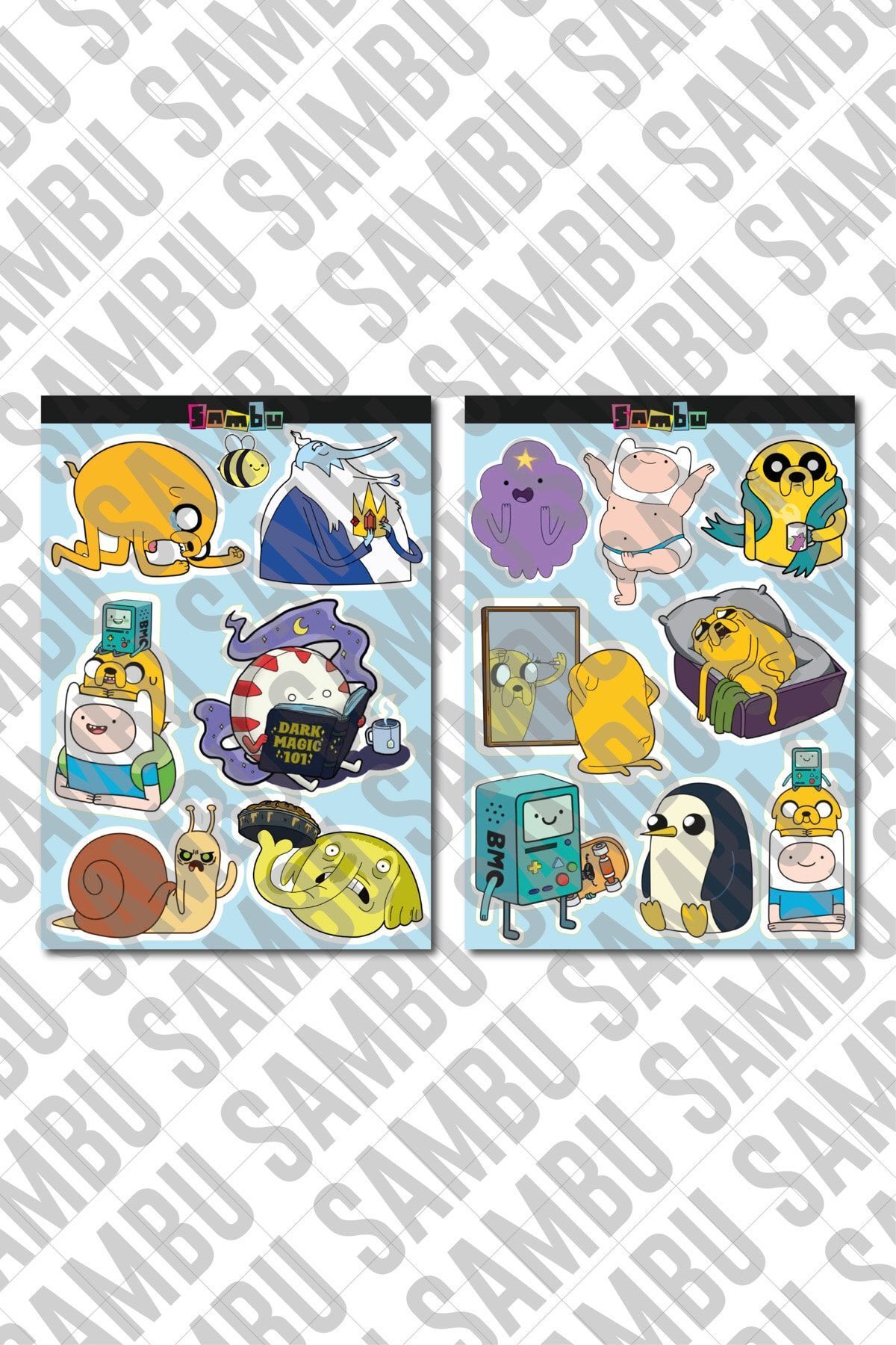 Sambu Design-Set de autocolante tematice Adventure Time - Laptop Notebook Telefon 2