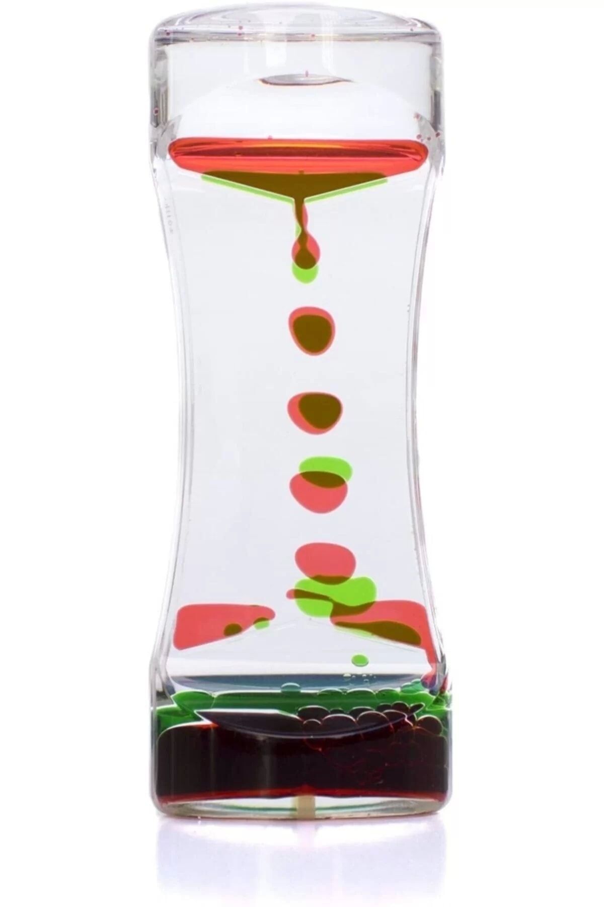 ساعت حبابی دو تکه، ساعت شنی مایع، ساعت شنی لاوالمپ، حباب آب، اسباببازی حسی، ۲ عدد