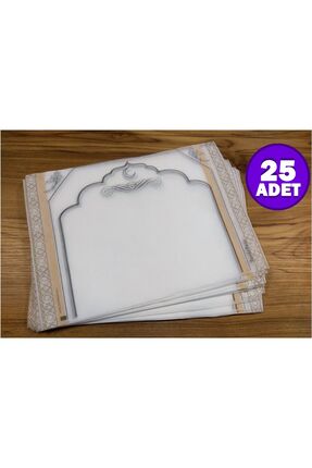 SecdeBant Zemine Yapışabilir Tek Kullanımlık Seccade 30x40cm  Kullan At Kumaş...