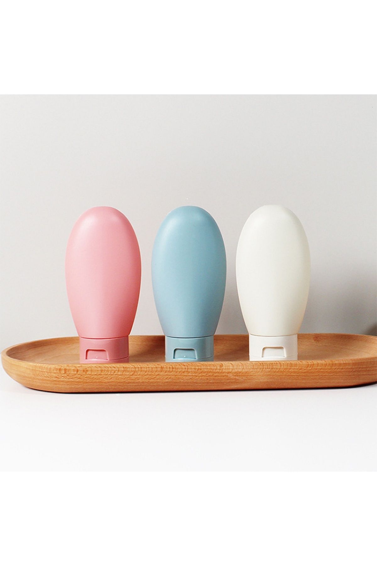 safestore-3 Pieces Multi-Purpose Travel Type Refillable Cream Shampoo Bottle Set Cream Box 5