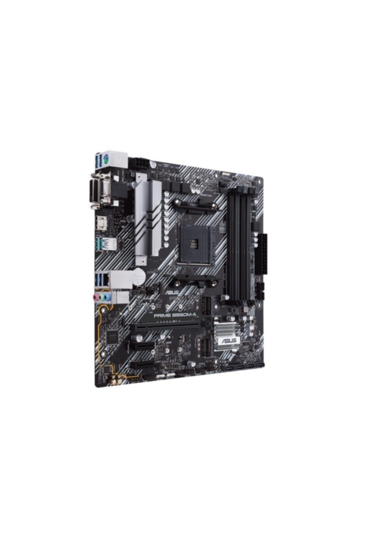 ASUS-Prime B550m-a/csm DDR4 Sata3 M2 PCIE NVMe HDMI DVI PCIE 16x V4.0 Am4 Matx Corporate Motherboard 3