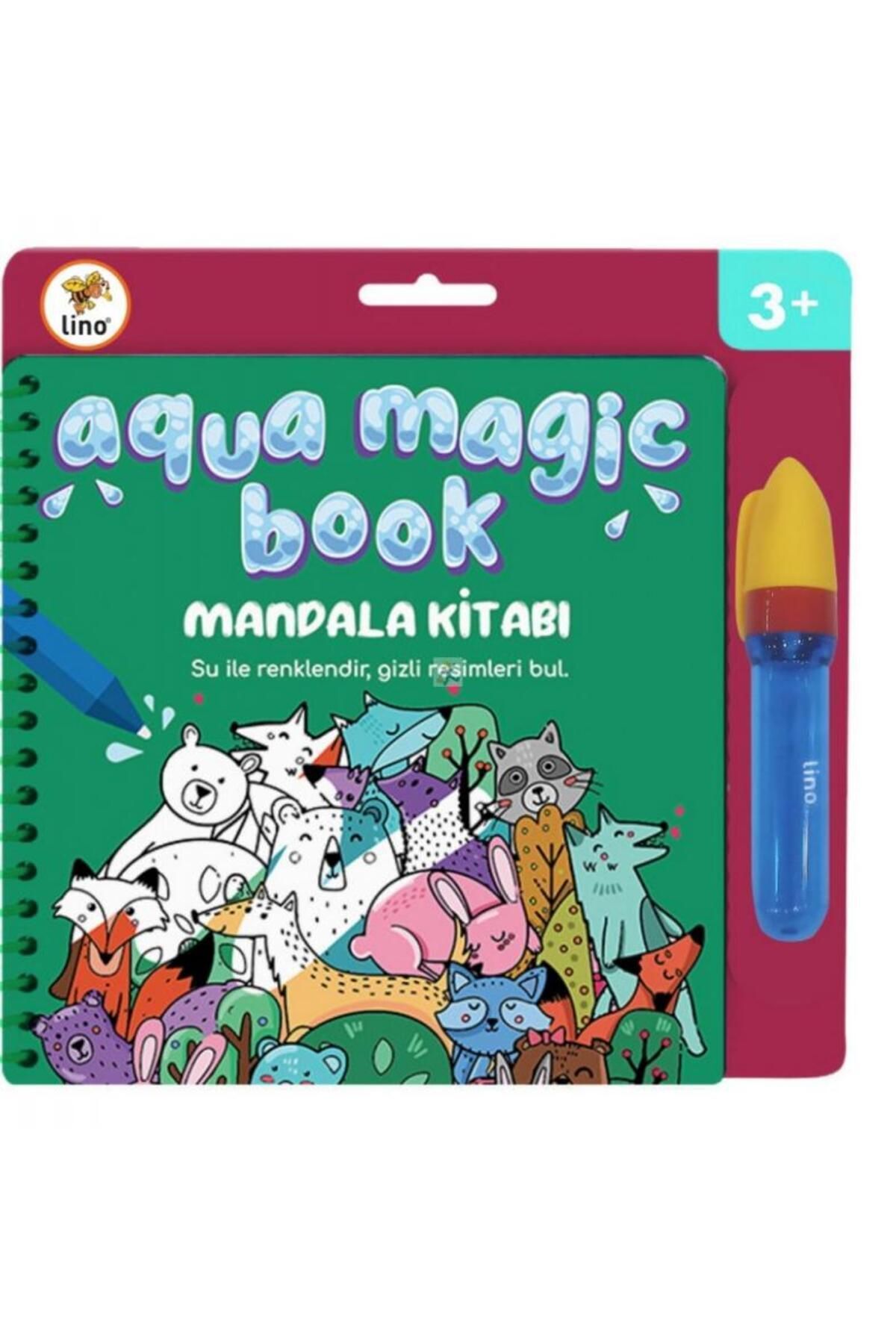 ileri grup Lino Aqua Magic Book Mandala ( Sihirli Boyama Kitabı)