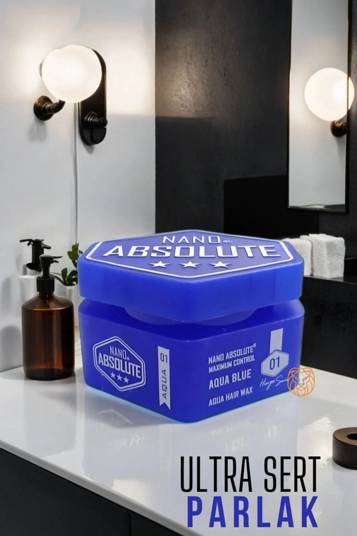 Takaz Global Saç Jölesi Aqua Blue Sert ve Parlak 01 Nano Absolute