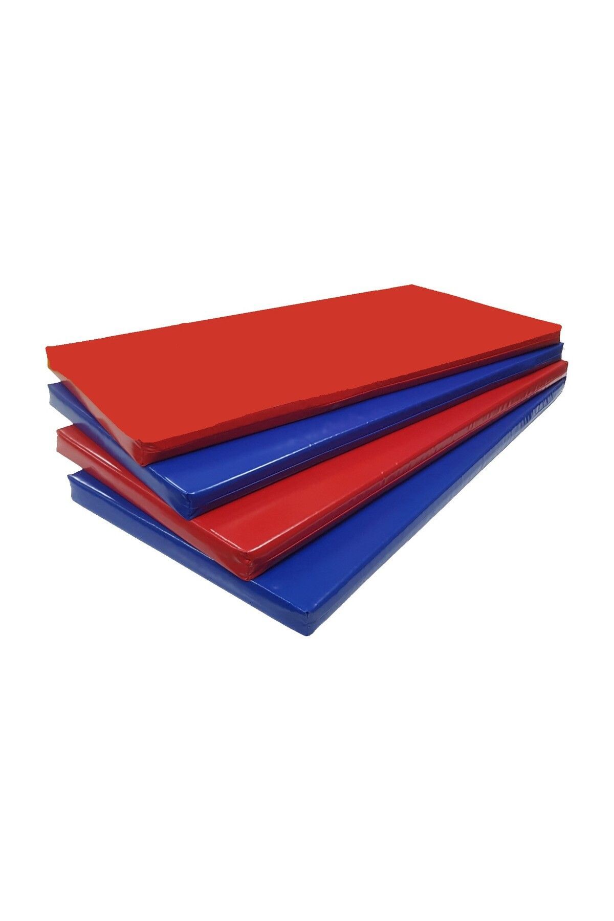gürteks Kırmızı Mavi Dörtlü Set 60x120x5 cm Çocuk Jimnastik Minderi PVC fotoğrafı 2 (önizleme)