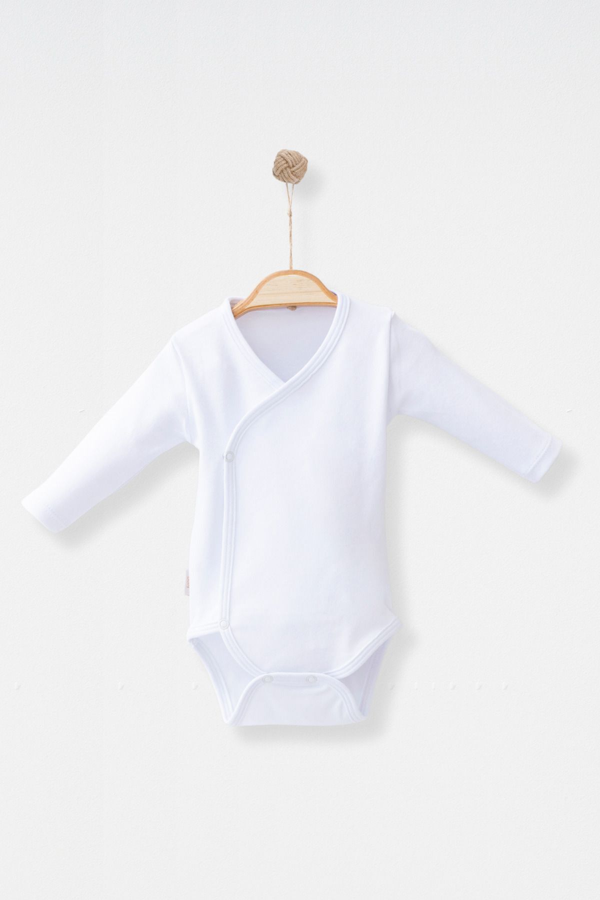 بادی نوزادی پسرانه – دخترانه سفید Babejix | 9813 اورجینال - تصویر 2