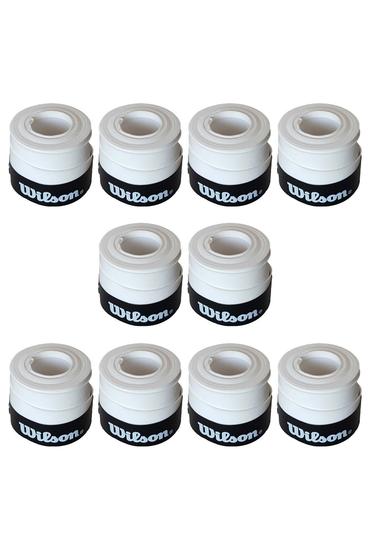 تجهیزات تنیس سفید کاسه راحتی O'Grips 10 آنفولانزا ، آنفولانزای مسابقه Wilson