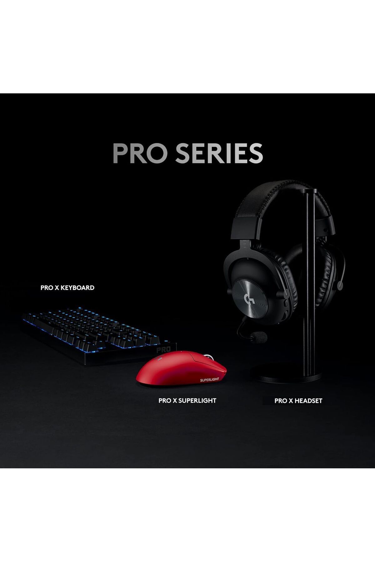logitech-G PRO X SUPERLIGHT - ماوس ألعاب لاسلكي أحمر، مستشعر HERO 25K، 25.600 نقطة لكل بوصة 8