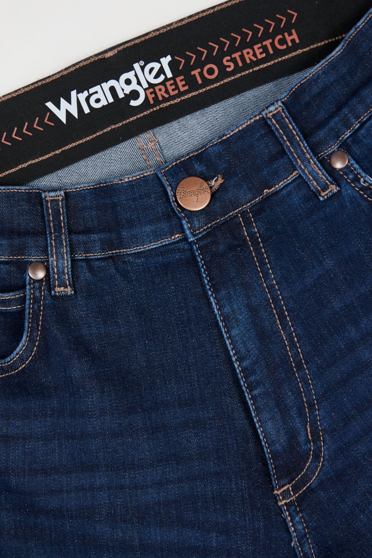 شلوار جین سبز مردانه انعطاف پذیر کمر باریک Wrangler