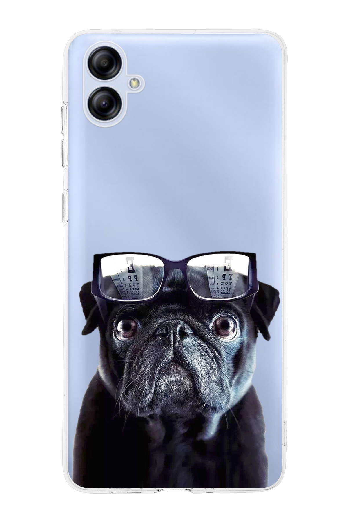 Samsung Galaxy A04e ile Uyumlu Köpek 3 Kamera Korumalı Şeffaf Uyumlu