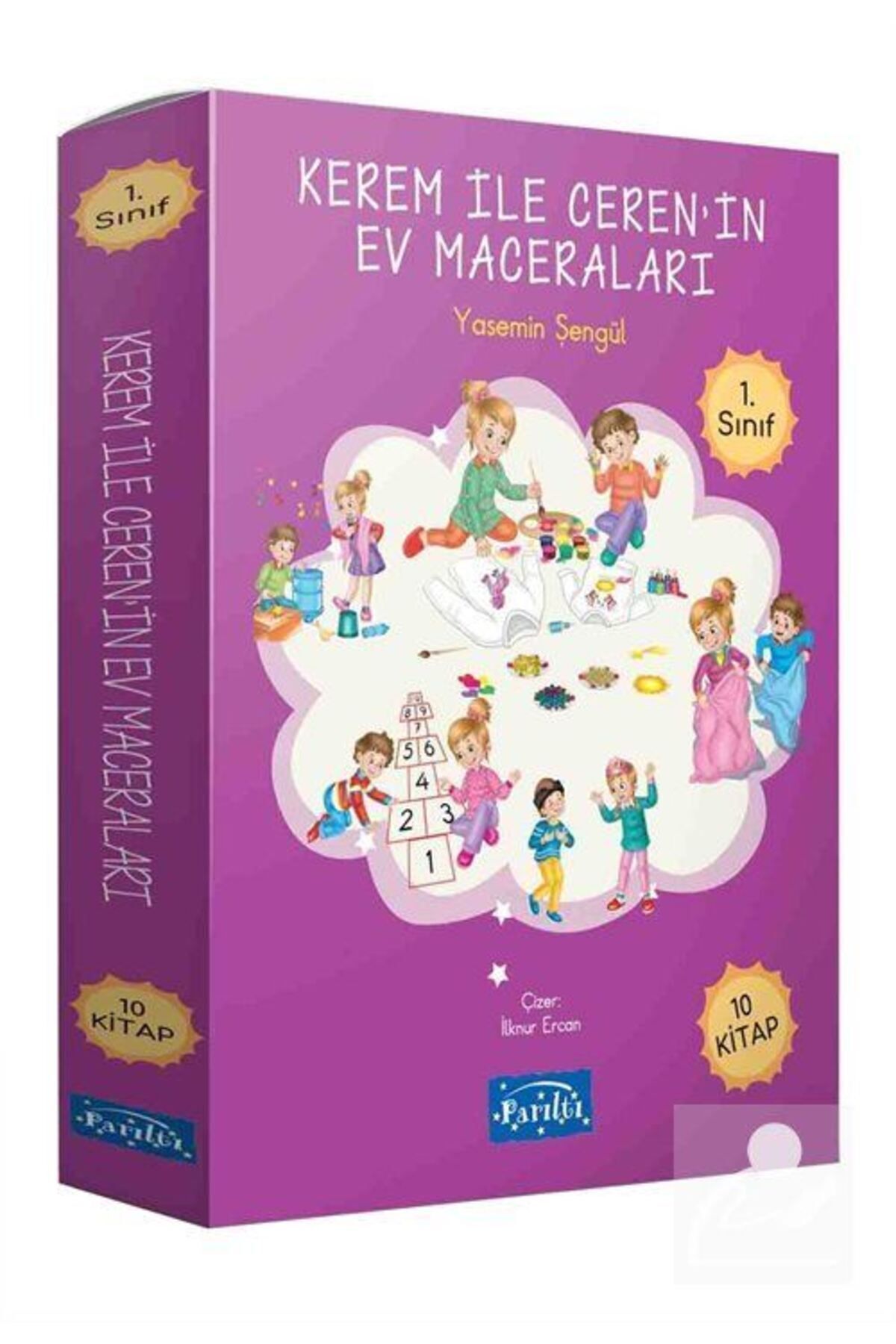 Kerem Ile Ceren'in Ev Maceraları (1. Sınıf) (10 Kitap Set)