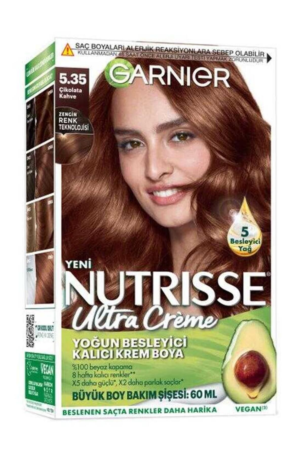 Garnier رنگ مو گارنیه نوتریس الترا کرم 5,3 کرم کارامل طلایی